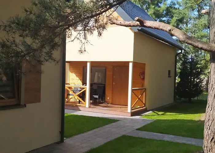 Prázdninový dům Bursztynowo Z Saunami I Jakuzzi Ostrowo (Puck)