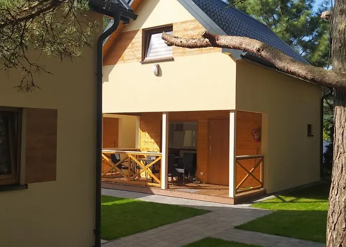 Bursztynowo Z Saunami I Jakuzzi Prázdninový dům Ostrowo (Puck)