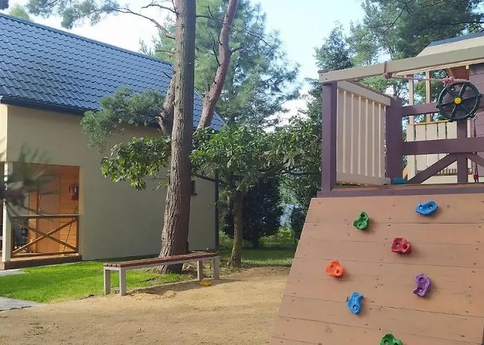 Prázdninový dům Bursztynowo Z Saunami I Jakuzzi Ostrowo (Puck)