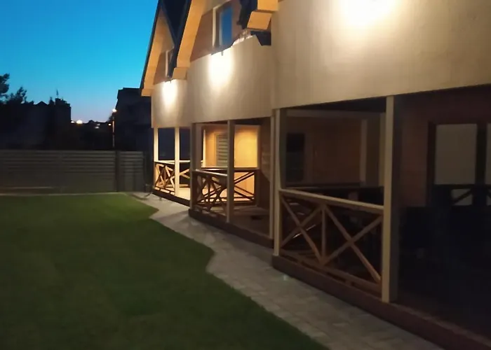 Prázdninový dům Bursztynowo Z Saunami I Jakuzzi