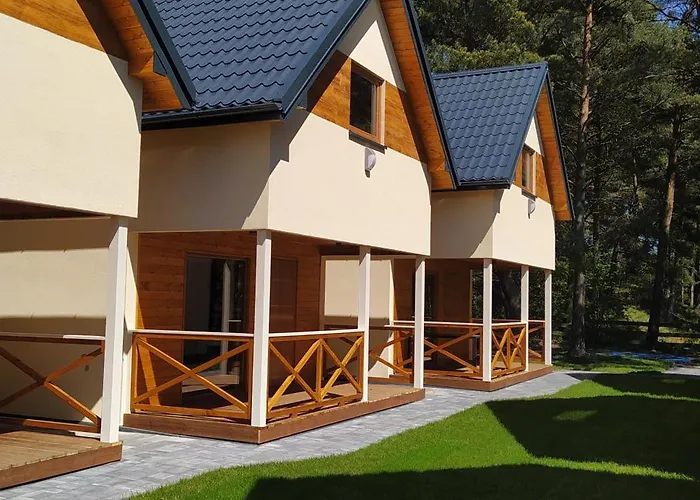 Bursztynowo Z Saunami I Jakuzzi Prázdninový dům Ostrowo (Puck)